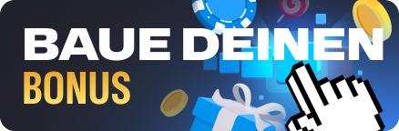 Bonus-Werbegrafik des Anbieters razed, Baue deinen Bonus